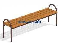 Лавочка парковая МАФ 1603 в Челябинске Лавочка парковая МАФ 1603 в Челябинске