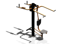 Уличный тренажер "Верхняя тяга Брусья Пресс" УТ339 в Челябинске Уличный тренажер "Верхняя тяга Брусья Пресс" УТ339 в Челябинске