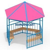 Беседка с лавками МАФ 4120 в Челябинске