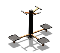 Уличный тренажер "Твистер тройной" УТ337 в Челябинске