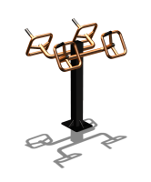 Уличный тренажер  "Штурвал двойной"  УТ201 в Челябинске