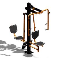 Уличный тренажер "Баттерфляй Жим ног" УТ347 в Челябинске