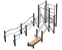 Спортивный комплекс воркаут ВС-194 в Челябинске