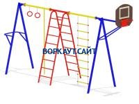 Гимнастический комплекс с баскетбольным щитом МАФ 3001 в Челябинске