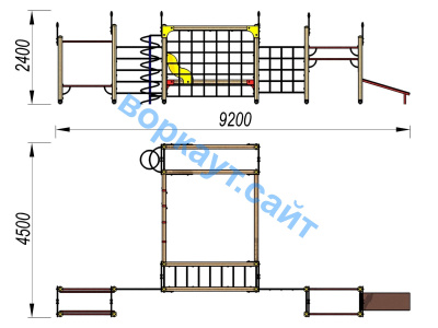 Детский спортивный комплекс ДСК 3102 в Челябинске
