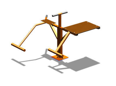 Уличный тренажер "Пресс Гиперэкстензия" УТ327 в Челябинске
