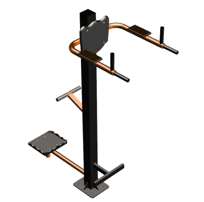 Уличный тренажер "Брусья Пресс Твистер" УТ345 в Челябинске