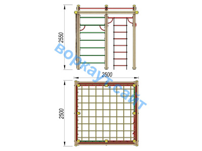 Детский спортивный комплекс ДСК 3110 в Челябинске Детский спортивный комплекс ДСК 3110 в Челябинске