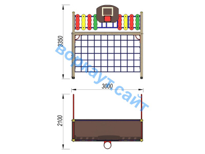 Детский спортивный комплекс ДСК 3101 в Челябинске