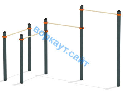 Турник двойной с брусьями ВС-17 в Челябинске