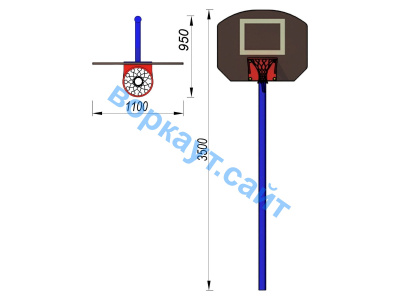 Баскетбольный щит СИО 3510 в Челябинске