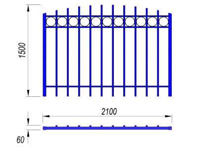 Ограждение спортивной площадки МАФ 5005 в Челябинске