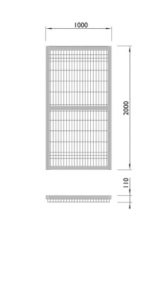 Калитка спортивной площадки МАФ 5105 в Челябинске