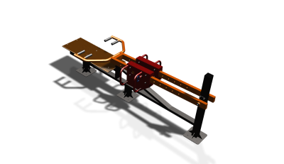 Силовой уличный тренажер  "Жим лежа"  УТ411 в Челябинске