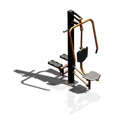 Уличный тренажер "Жим от груди Степпер" УТ342 в Челябинске