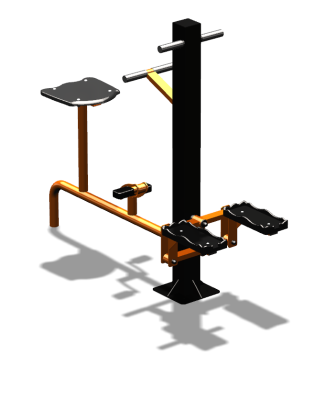 Уличный тренажер "Вело Степпер" УТ319 в Челябинске