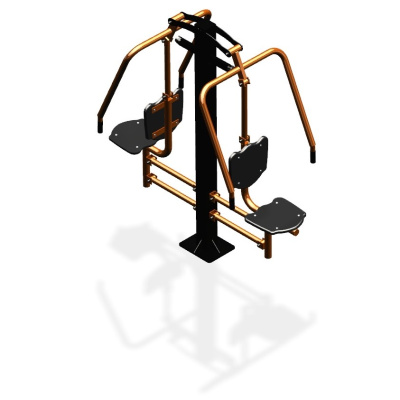 Уличный тренажер  "Жим от груди двойной" УТ204 в Челябинске