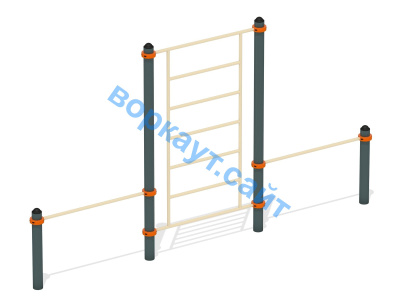 Шведская стенка с перекладинами ВС-13 в Челябинске