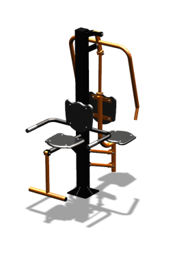 Уличный тренажер "Жим от груди Флекс" УТ324 в Челябинске
