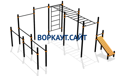 Спортивный комплекс воркаут ВС-109 в Челябинске