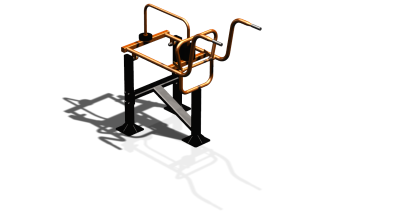 Силовой уличный тренажер  "Приседания"  УТ404 в Челябинске