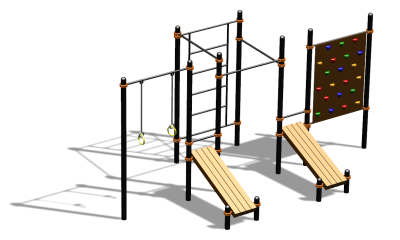 Спортивный комплекс воркаут ВС-125 в Челябинске Спортивный комплекс воркаут ВС-125 в Челябинске