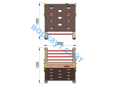 Детский спортивный комплекс ДСК 3202 в Челябинске