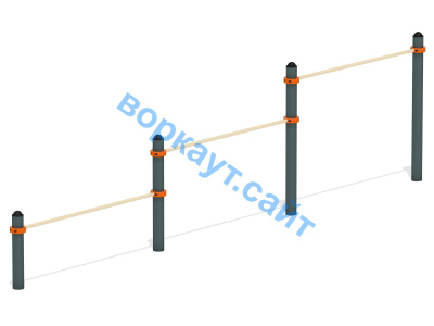 Каскад турников тройной ВС-6 в Челябинске