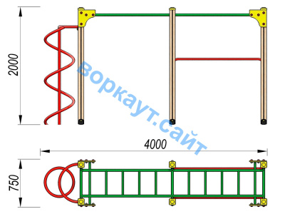 Детский спортивный комплекс ДСК 3104 в Челябинске