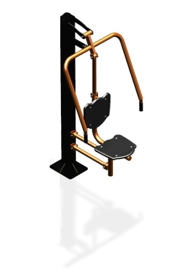 Уличный тренажер "Жим от груди одинарный" УТ 111 в Челябинске