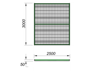 Ограждение спортивной площадки 2500х3000 МАФ 5103 в Челябинске