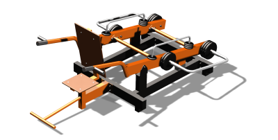 Силовой уличный тренажер  "Трицепс"  УТ424 в Челябинске