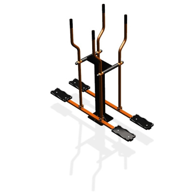 Уличный тренажер  "Лыжи двойные"   УТ210 в Челябинске