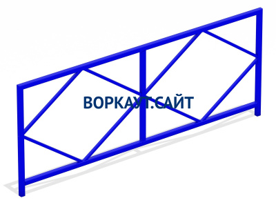 Ограждение площадки МАФ 5001 в Челябинске