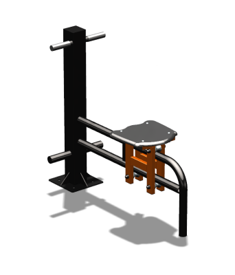 Уличный тренажер "Каталка одинарная" УТ 123 в Челябинске