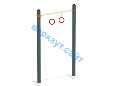 Турник с кольцами ВС-7 в Челябинске Турник с кольцами ВС-7 в Челябинске