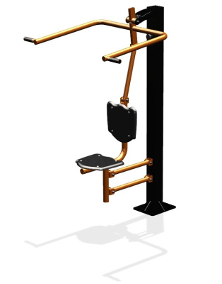 Уличный тренажер "Верхняя тяга одинарный" УТ 114 в Челябинске