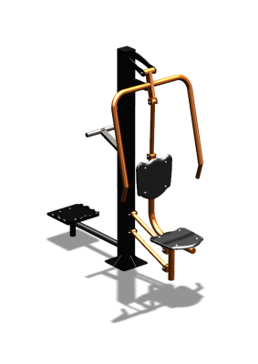 Уличный тренажер "Жим от груди Твистер" УТ328 в Челябинске