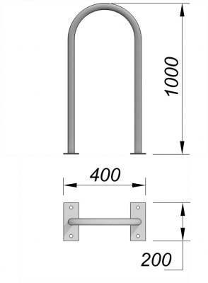Велопарковка МАФ 6001 в Челябинске