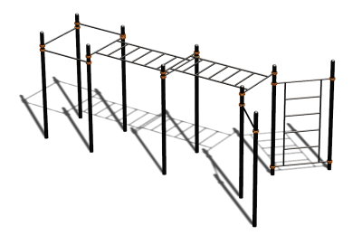 Спортивный комплекс воркаут ВС-118 в Челябинске