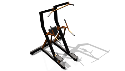 Силовой уличный тренажер  "Комбинированный станок"  УТ416 в Челябинске