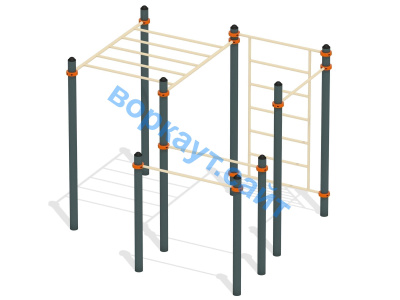 Спортивный комплекс воркаут ВС-48 в Челябинске