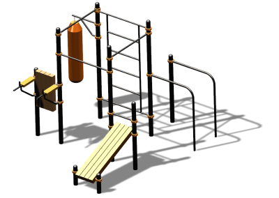 Спортивный комплекс воркаут ВС-93 в Челябинске