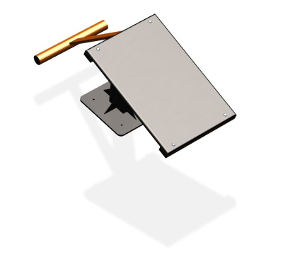 Уличный тренажер "Скамья для пресса" УТ 121 в Челябинске