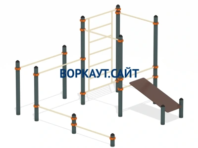 Спортивный комплекс воркаут ВС-43 в Челябинске
