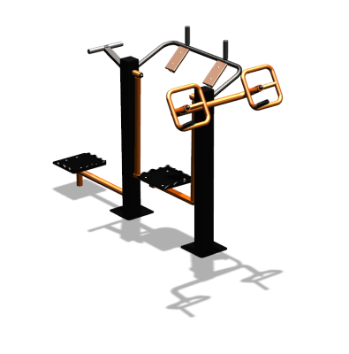 Уличный тренажер "Штурвал Пресс Супертвистер" УТ301 в Челябинске