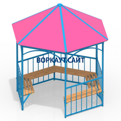 Беседка с лавками МАФ 4120 в Челябинске