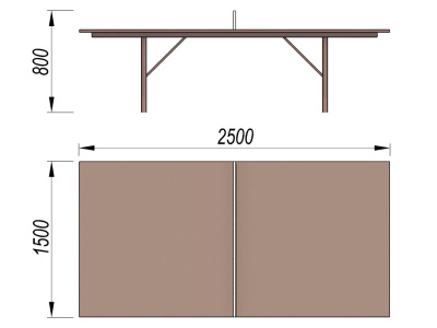 Теннисный стол МАФ 3517 в Челябинске