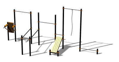 Спортивный комплекс воркаут ВС-90 в Челябинске